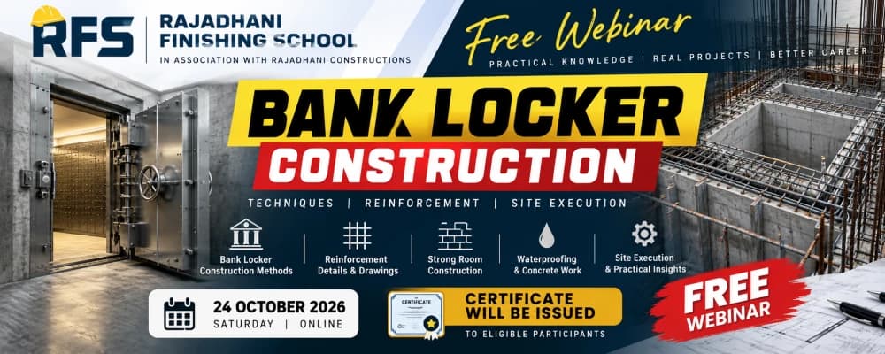 Bank Locker Construction ā Free Webinar Registration