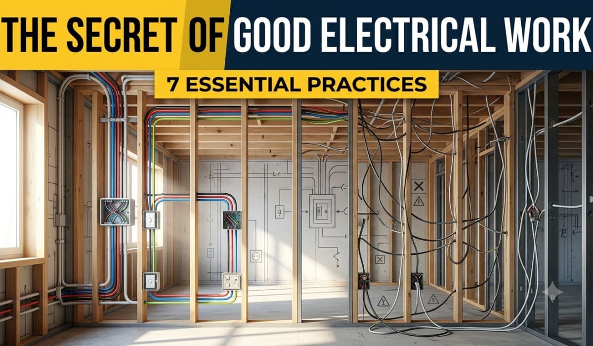 The Secret of Good Electrical Work: 7 Essential Practices for a Safe Home