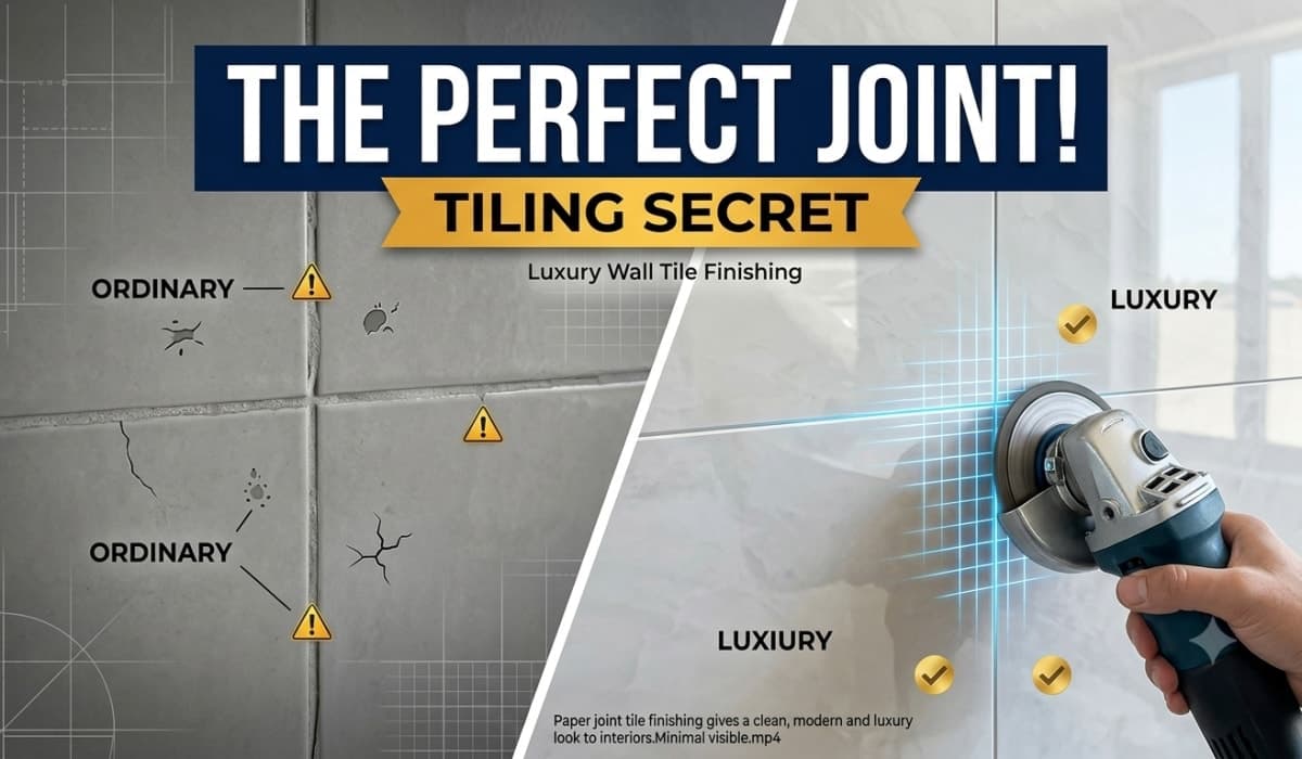 The Art of Seamless Tiling: How to Achieve a Luxury "Paper Joint" Finish