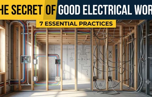 The Secret of Good Electrical Work: 7 Essential Practices for a Safe Home