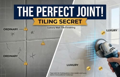 The Art of Seamless Tiling: How to Achieve a Luxury "Paper Joint" Finish