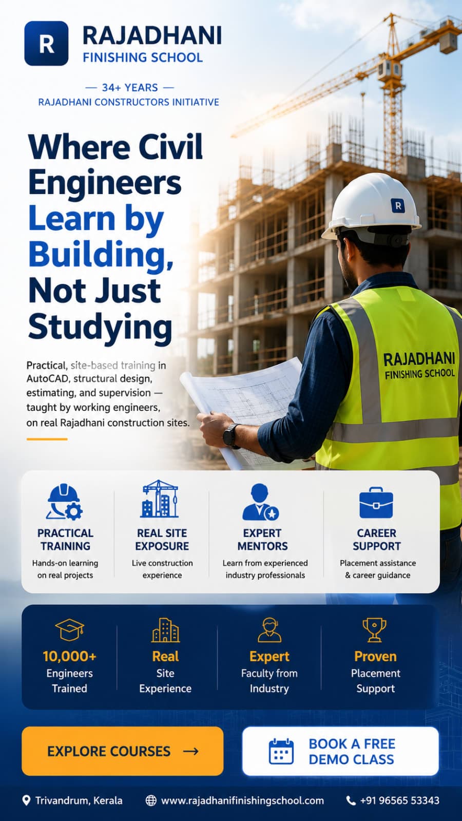Rajadhani Finishing School site training
